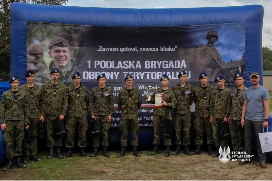 Podsumowanie trzeciej edycji projektu edukacyjnego „W służbie Ojczyźnie”, fot. 1 Podlaska Brygada Obrony Terytorialnej