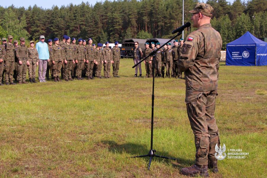 Podsumowanie trzeciej edycji projektu edukacyjnego „W służbie Ojczyźnie”, fot. 1 Podlaska Brygada Obrony Terytorialnej