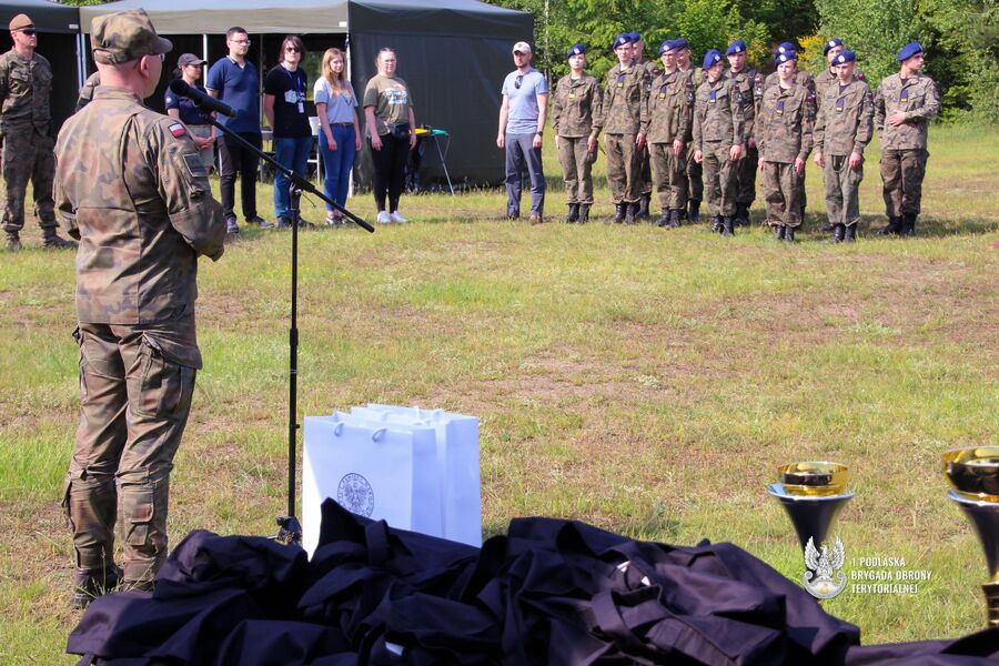 Podsumowanie trzeciej edycji projektu edukacyjnego „W służbie Ojczyźnie”, fot. 1 Podlaska Brygada Obrony Terytorialnej
