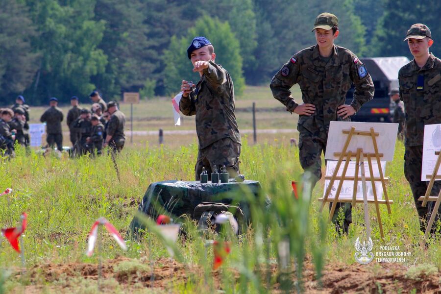 Podsumowanie trzeciej edycji projektu edukacyjnego „W służbie Ojczyźnie”, fot. 1 Podlaska Brygada Obrony Terytorialnej