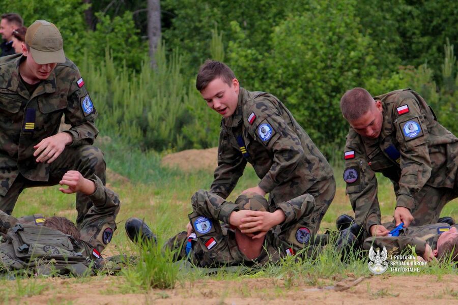 Podsumowanie trzeciej edycji projektu edukacyjnego „W służbie Ojczyźnie”, fot. 1 Podlaska Brygada Obrony Terytorialnej