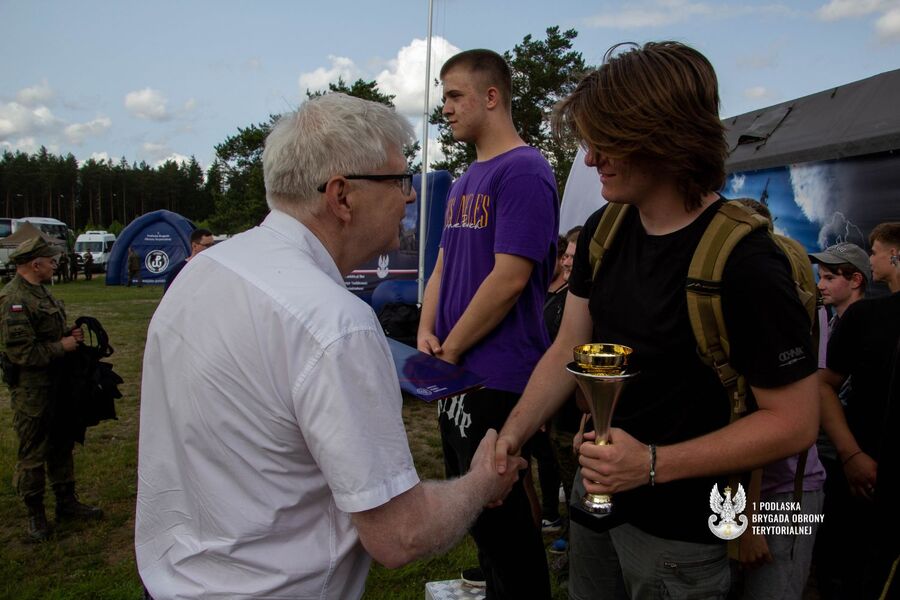 Podsumowanie trzeciej edycji projektu edukacyjnego „W służbie Ojczyźnie”, fot. 1 Podlaska Brygada Obrony Terytorialnej