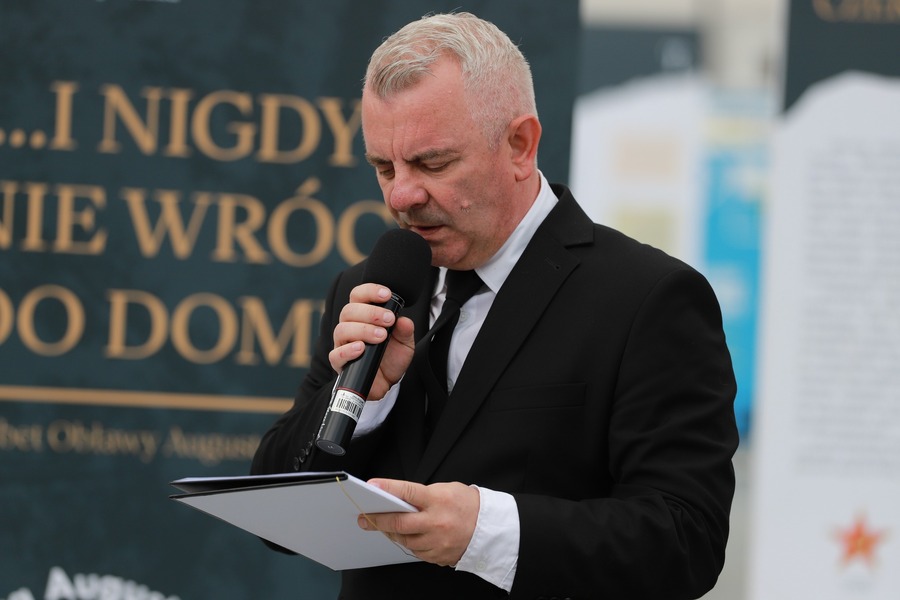 Otwarcie wystawy „… i nigdy nie wrócili do domu. Alfabet Obławy Augustowskiej” w Suwałkach – 10 czerwca 2025, fot. Paula Prudziłowicz (IPN)