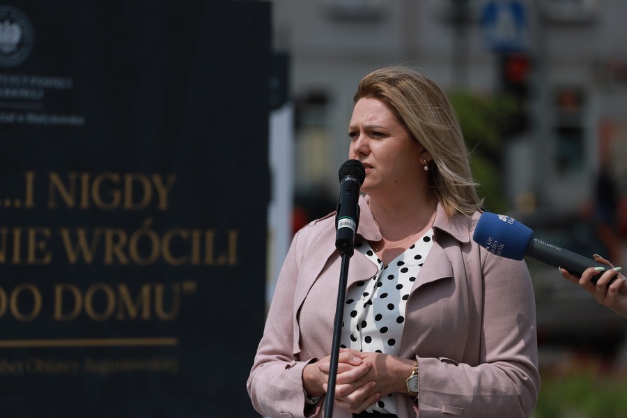 Otwarcie wystawy „… i nigdy nie wrócili do domu. Alfabet Obławy Augustowskiej” w Suwałkach – 10 czerwca 2025, fot. Paula Prudziłowicz (IPN)