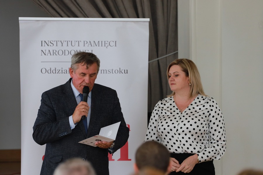 Otwarcie wystawy „… i nigdy nie wrócili do domu. Alfabet Obławy Augustowskiej” w Suwałkach – 10 czerwca 2025, fot. Paula Prudziłowicz (IPN)