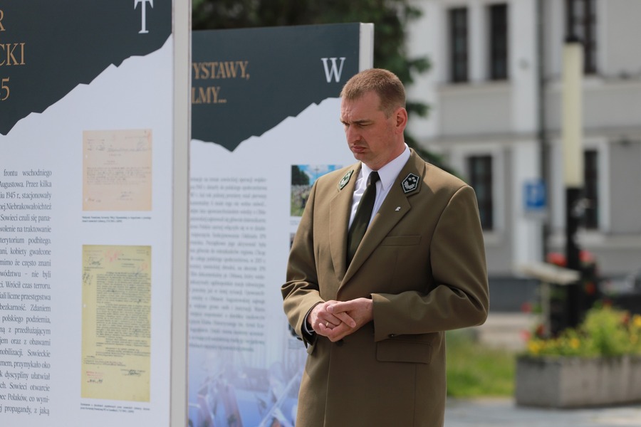 Otwarcie wystawy „… i nigdy nie wrócili do domu. Alfabet Obławy Augustowskiej” w Suwałkach – 10 czerwca 2025, fot. Paula Prudziłowicz (IPN)