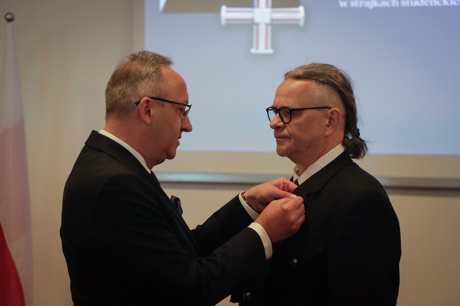 Uroczystość wręczenia działaczom opozycji antykomunistycznej Krzyży Wolności i Solidarności – 12 czerwca 2025, fot. Paula Prudziłowicz (IPN)