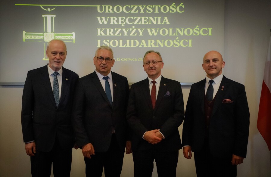Uroczystość wręczenia działaczom opozycji antykomunistycznej Krzyży Wolności i Solidarności – 12 czerwca 2025, fot. Paula Prudziłowicz (IPN)