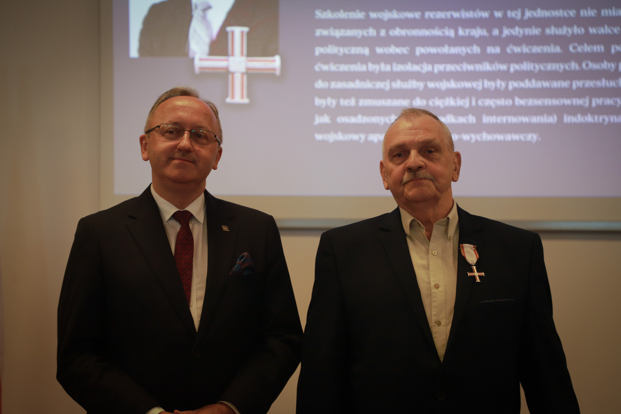 Uroczystość wręczenia działaczom opozycji antykomunistycznej Krzyży Wolności i Solidarności – 12 czerwca 2025, fot. Paula Prudziłowicz (IPN)