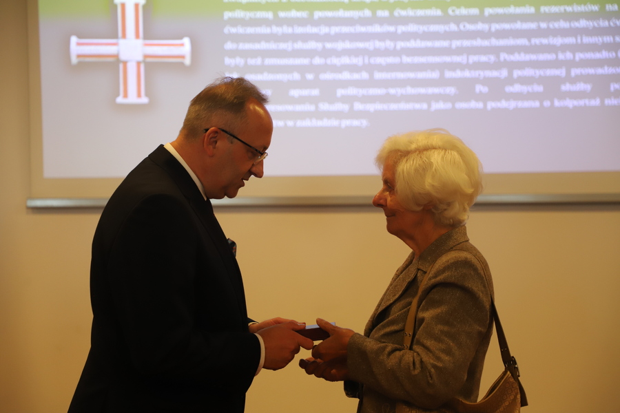 Uroczystość wręczenia działaczom opozycji antykomunistycznej Krzyży Wolności i Solidarności – 12 czerwca 2025, fot. Paula Prudziłowicz (IPN)