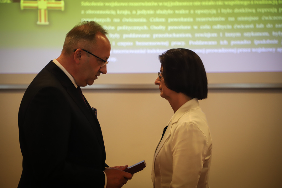 Uroczystość wręczenia działaczom opozycji antykomunistycznej Krzyży Wolności i Solidarności – 12 czerwca 2025, fot. Paula Prudziłowicz (IPN)