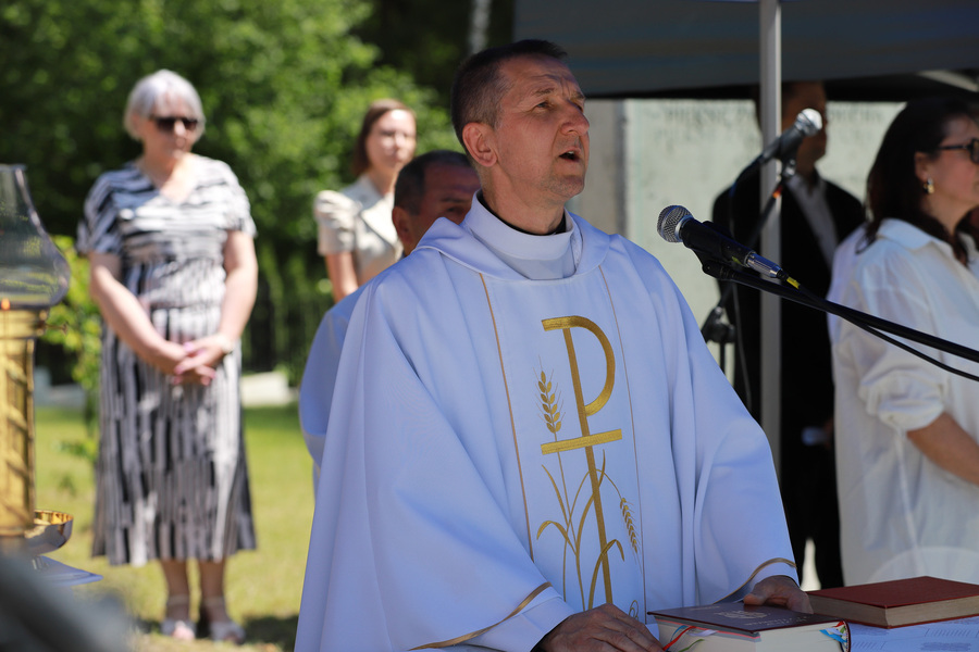 Uroczystości upamiętniające Ofiary niemieckich zbrodni z lat 1941–1944 w Grabówce – 15 czerwca 2025, fot. Paula Prudziłowicz (IPN)