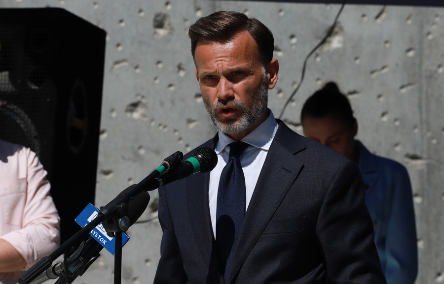 Uroczystości upamiętniające Ofiary niemieckich zbrodni z lat 1941–1944 w Grabówce – 15 czerwca 2025, fot. Paula Prudziłowicz (IPN)