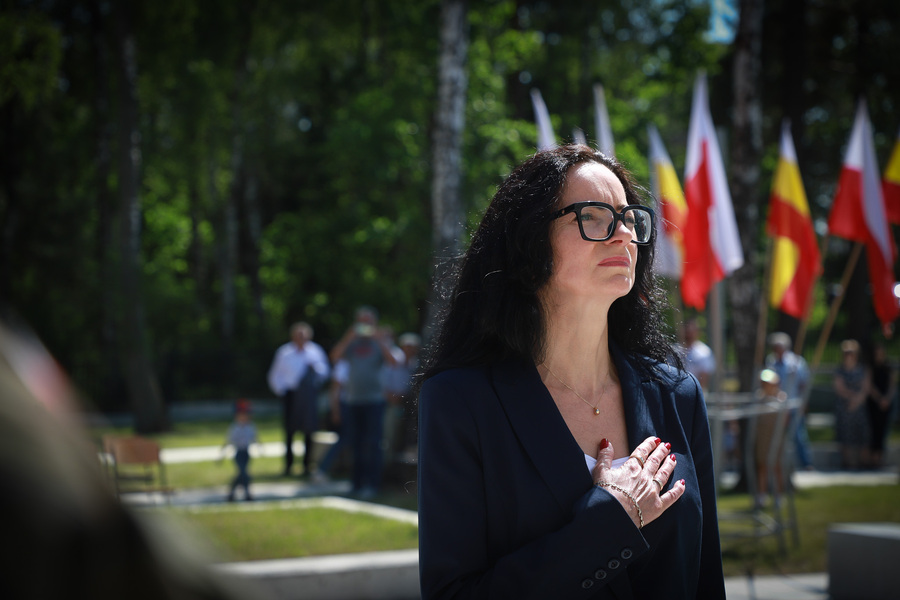 Uroczystości upamiętniające Ofiary niemieckich zbrodni z lat 1941–1944 w Grabówce – 15 czerwca 2025, fot. Paula Prudziłowicz (IPN)