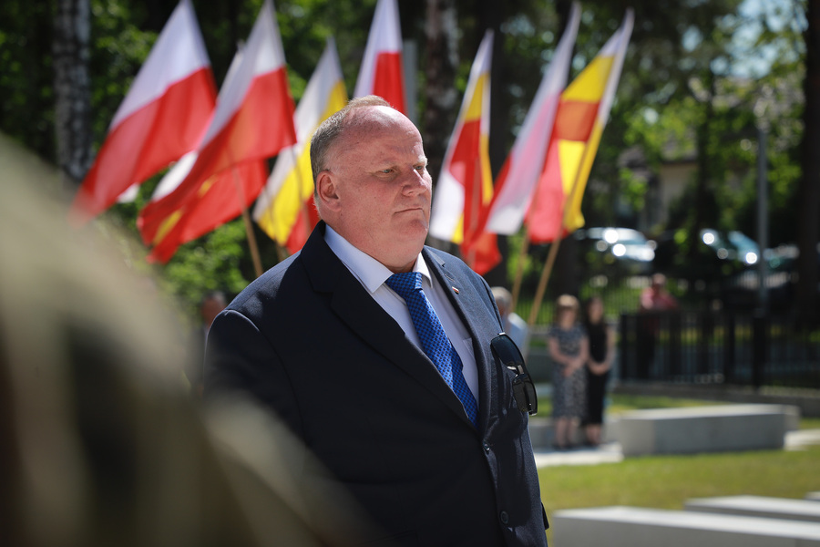 Uroczystości upamiętniające Ofiary niemieckich zbrodni z lat 1941–1944 w Grabówce – 15 czerwca 2025, fot. Paula Prudziłowicz (IPN)