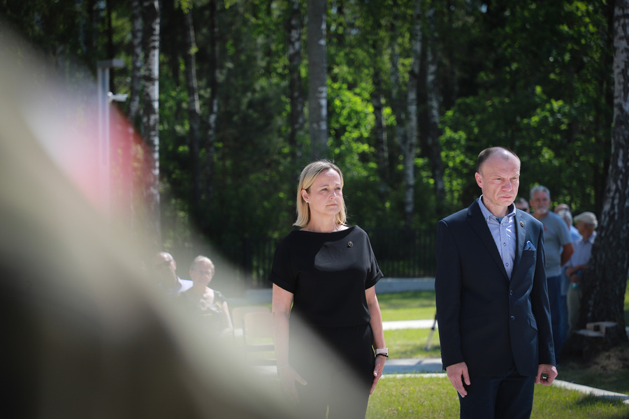 Uroczystości upamiętniające Ofiary niemieckich zbrodni z lat 1941–1944 w Grabówce – 15 czerwca 2025, fot. Paula Prudziłowicz (IPN)