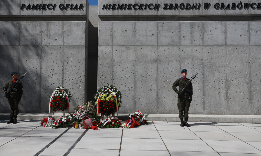 Uroczystości upamiętniające Ofiary niemieckich zbrodni z lat 1941–1944 w Grabówce – 15 czerwca 2025, fot. Paula Prudziłowicz (IPN)