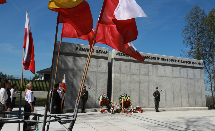 Uroczystości upamiętniające Ofiary niemieckich zbrodni z lat 1941–1944 w Grabówce – 15 czerwca 2025, fot. Paula Prudziłowicz (IPN)
