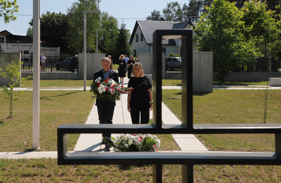 Uroczystości upamiętniające Ofiary niemieckich zbrodni z lat 1941–1944 w Grabówce – 15 czerwca 2025, fot. Paula Prudziłowicz (IPN)