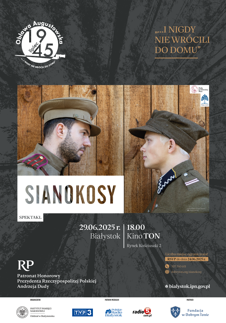 Spektakl pt. „Sianokosy” w wykonaniu Grupy Teatralnej Słudzy Jej Królewskiej Mości – 29 czerwca 2025