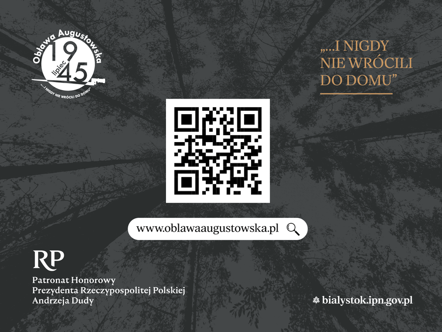 Nowa strona internetowa poświęcona Obławie Augustowskiej – największej powojennej zbrodni dokonanej na Polakach przez Sowietów.