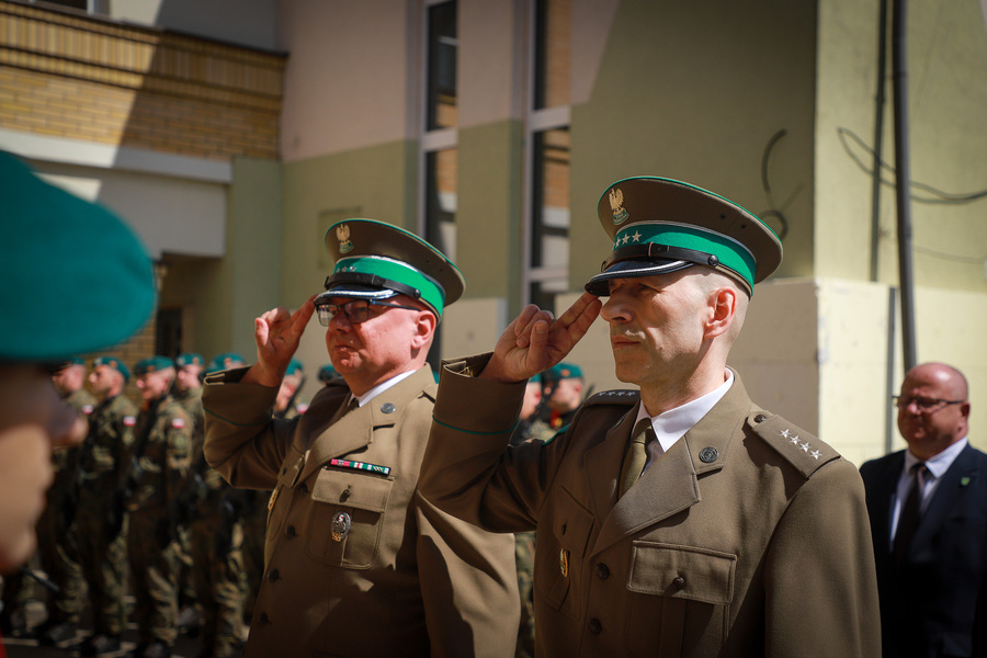 Uroczystość odsłonięcia tablicy upamiętniającej Ofiary Obławy Augustowskiej pochodzące z terenu dzisiejszej Gmina Płaska – 5 lipca 2025, fot. Paula Prudziłowicz (IPN)