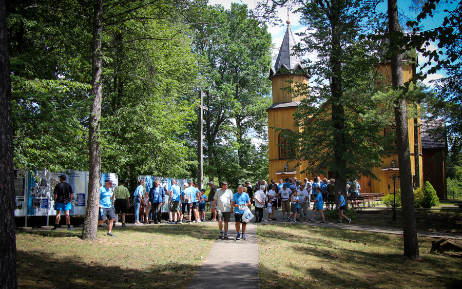 III Bieg Pamięci Ofiar Obławy Augustowskiej w Mikaszówce – 5 lipca 2025, fot. Damian Trzeciak (IPN)