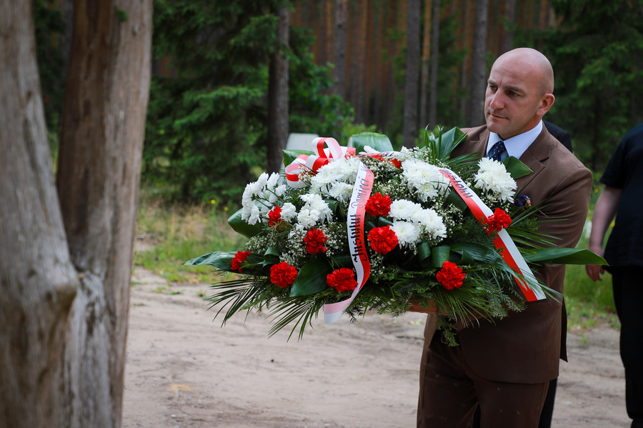 III Bieg Pamięci Ofiar Obławy Augustowskiej w Mikaszówce – 5 lipca 2025. Na zdjęciu dyrektor Oddziału IPN w Białymstoku dr Marek Jedynak, fot. Paula Prudziłowicz (IPN)