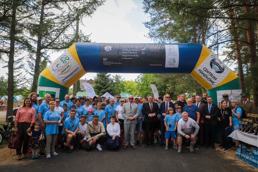 III Bieg Pamięci Ofiar Obławy Augustowskiej w Mikaszówce – 5 lipca 2025, fot. Paula Prudziłowicz (IPN)