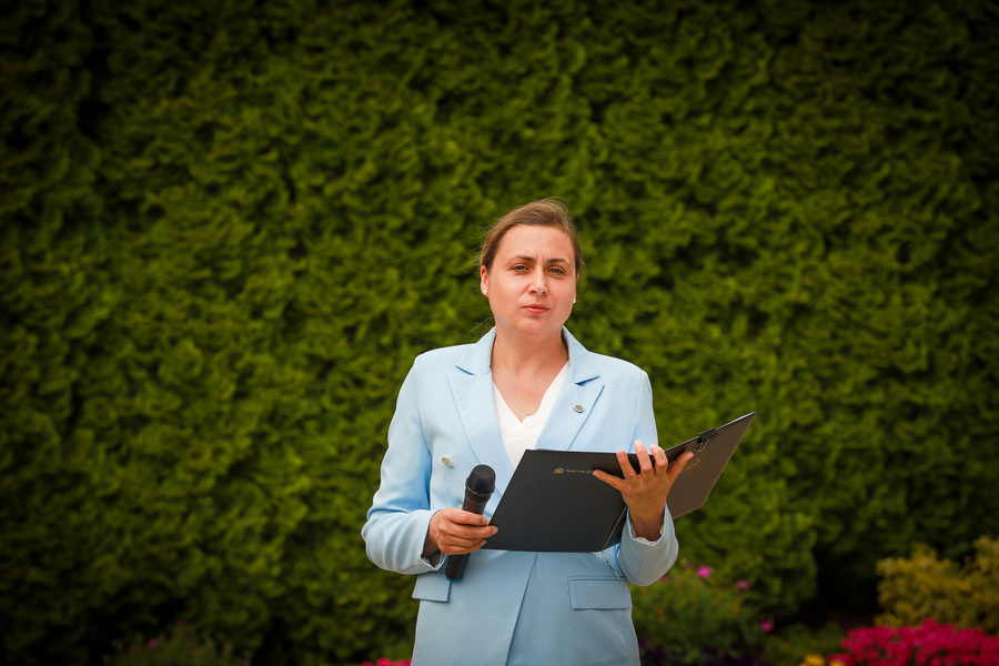 Uroczystość odsłonięcia tablicy upamiętniającej Ofiary Obławy Augustowskiej mieszkańców ziem wiżajeńskiej i suwalskiej w Wiżajnach – 6 lipca 2025, fot. Paula Prudziłowicz (IPN)