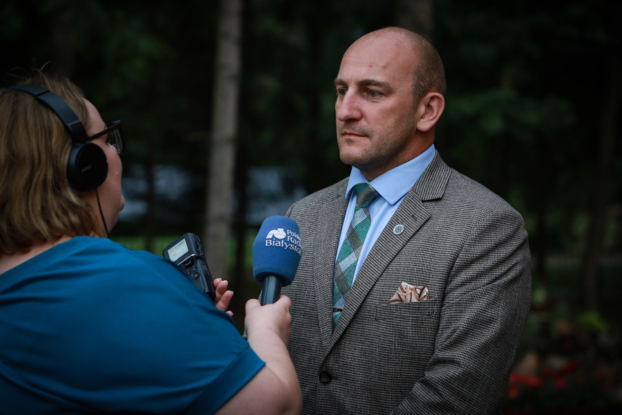 Premiera słuchowiska „Obława” upamiętniającego Ofiary Obławy Augustowskiej – 18 lipca 2025, fot. Paula Prudziłowicz (IPN)