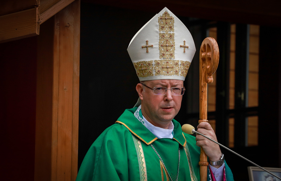 Zginęli bo byli Polakami – główne uroczystości 80. rocznicy Obławy Augustowskiej w Gibach – 20 lipca 2025, fot. Paula Prudziłowicz (IPN)