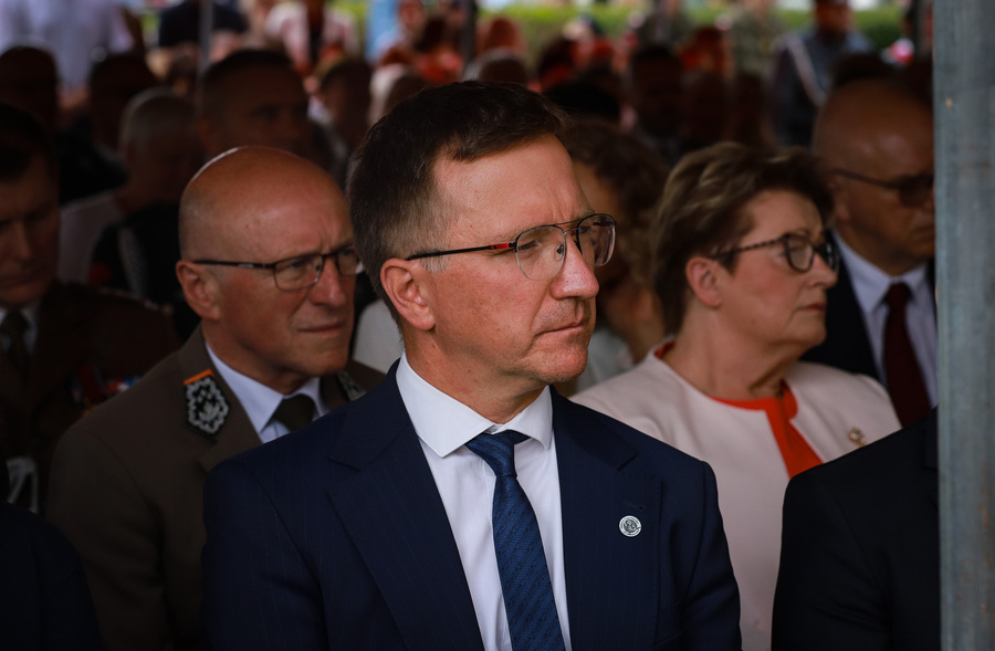 Zginęli bo byli Polakami – główne uroczystości 80. rocznicy Obławy Augustowskiej w Gibach – 20 lipca 2025, fot. Paula Prudziłowicz (IPN)