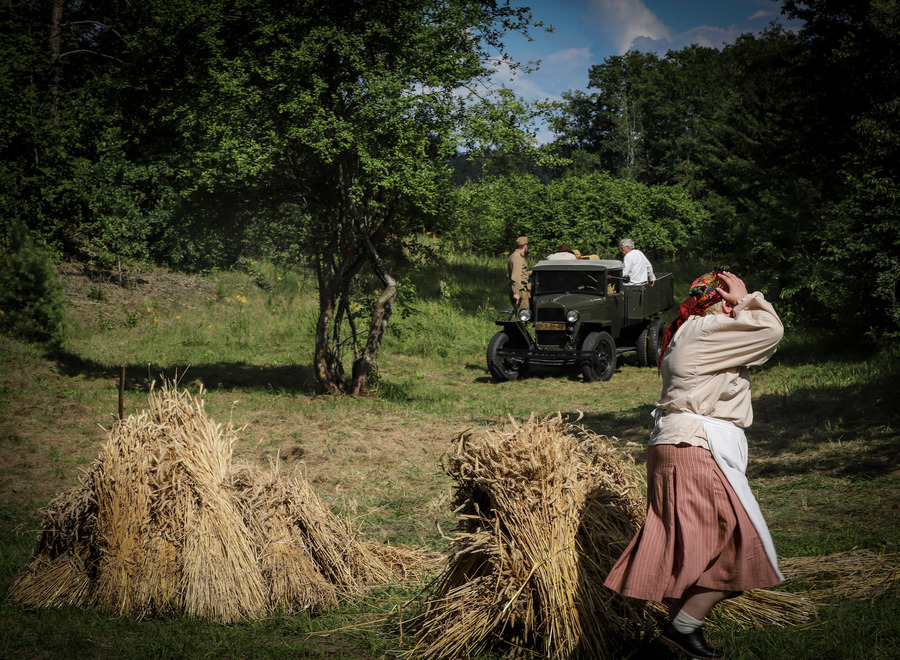 Zginęli bo byli Polakami – główne uroczystości 80. rocznicy Obławy Augustowskiej w Gibach – 20 lipca 2025, fot. Paula Prudziłowicz (IPN)
