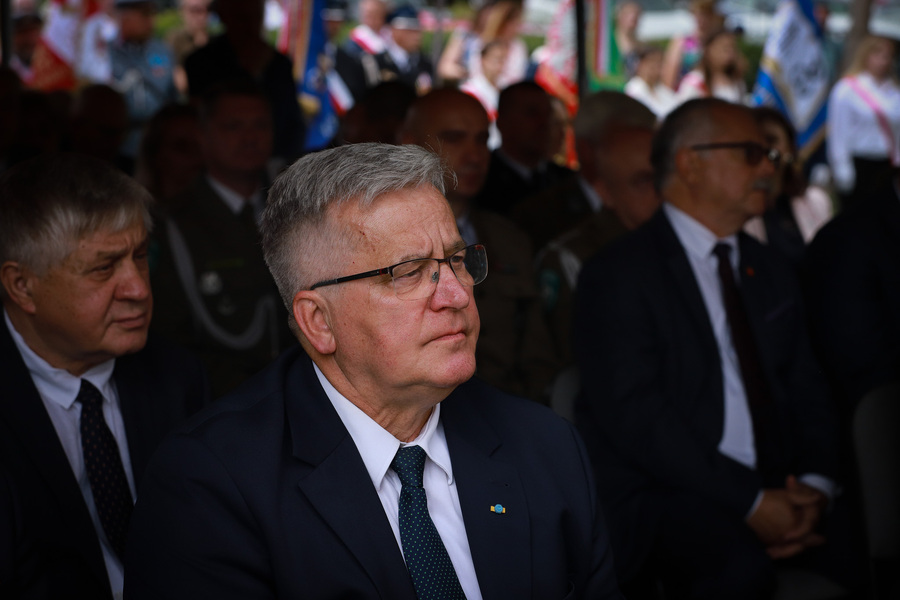 Zginęli bo byli Polakami – główne uroczystości 80. rocznicy Obławy Augustowskiej w Gibach – 20 lipca 2025, fot. Paula Prudziłowicz (IPN)