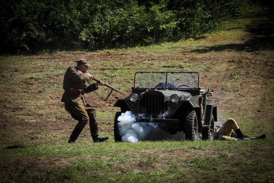 Zginęli bo byli Polakami – główne uroczystości 80. rocznicy Obławy Augustowskiej w Gibach – 20 lipca 2025, fot. Paula Prudziłowicz (IPN)