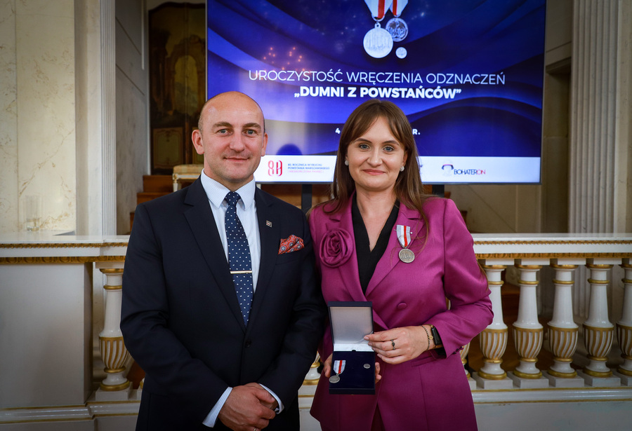 Wręczenie odznaczeń „Dumni z Powstańców” – 4 sierpnia 2025, fot. Paula Prudziłowicz (IPN)