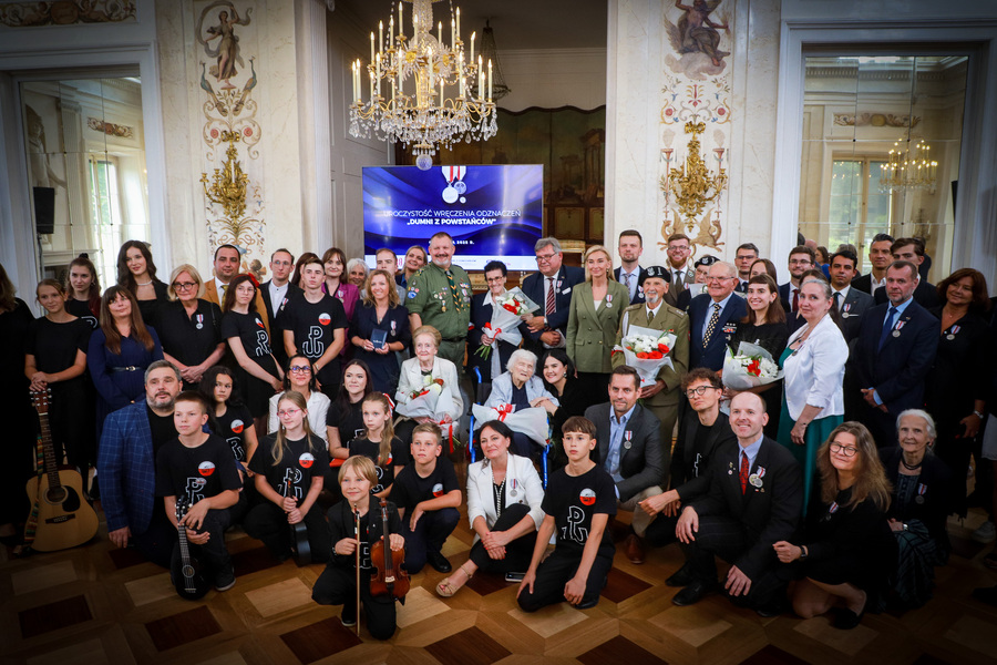 Wręczenie odznaczeń „Dumni z Powstańców” – 4 sierpnia 2025, fot. Paula Prudziłowicz (IPN)