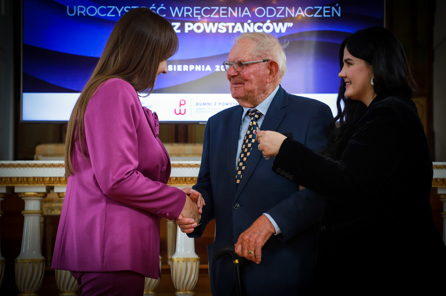 Wręczenie odznaczeń „Dumni z Powstańców” – 4 sierpnia 2025, fot. Paula Prudziłowicz (IPN)