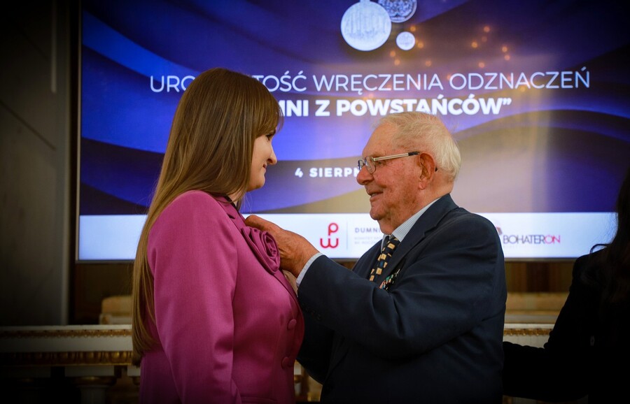 Wręczenie odznaczeń „Dumni z Powstańców” – 4 sierpnia 2025, fot. Paula Prudziłowicz (IPN)