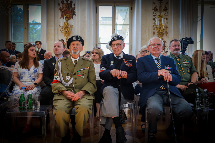 Wręczenie odznaczeń „Dumni z Powstańców” – 4 sierpnia 2025, fot. Paula Prudziłowicz (IPN)