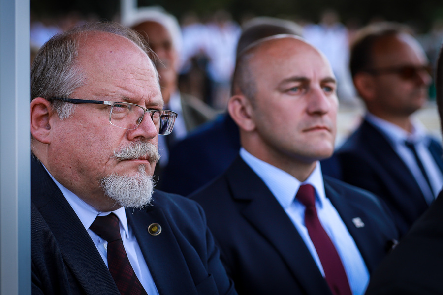 Uroczystość odsłonięcia i poświęcenia upamiętnienia Polskiej Drogi Krzyżowej w Bielsku Podlaskim – 5 września 2025, fot. Paula Prudziłowicz (IPN)