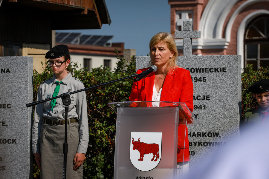 Uroczystość odsłonięcia i poświęcenia upamiętnienia Polskiej Drogi Krzyżowej w Bielsku Podlaskim – 5 września 2025, fot. Paula Prudziłowicz (IPN)