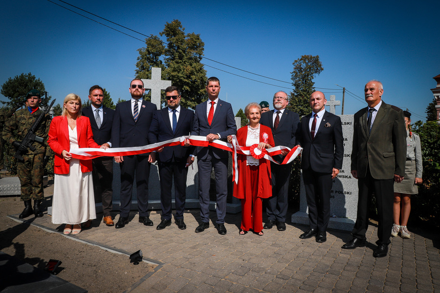 Uroczystość odsłonięcia i poświęcenia upamiętnienia Polskiej Drogi Krzyżowej w Bielsku Podlaskim – 5 września 2025, fot. Paula Prudziłowicz (IPN)