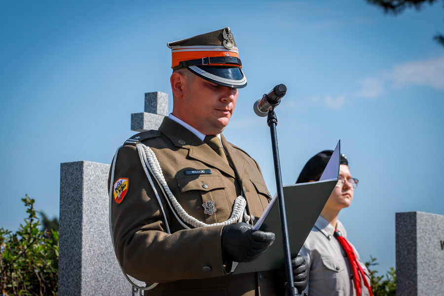 Uroczystość odsłonięcia i poświęcenia upamiętnienia Polskiej Drogi Krzyżowej w Bielsku Podlaskim – 5 września 2025, fot. Paula Prudziłowicz (IPN)