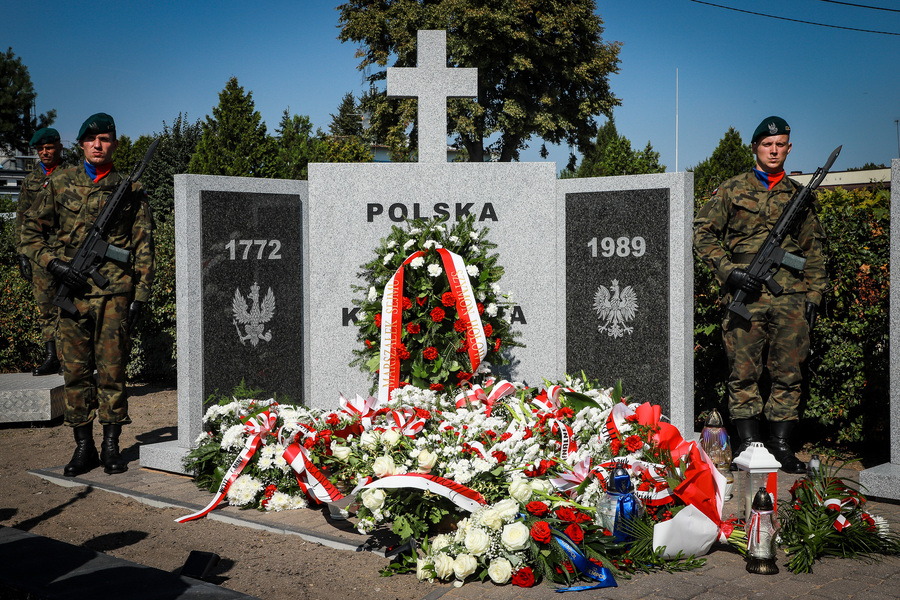 Uroczystość odsłonięcia i poświęcenia upamiętnienia Polskiej Drogi Krzyżowej w Bielsku Podlaskim – 5 września 2025, fot. Paula Prudziłowicz (IPN)