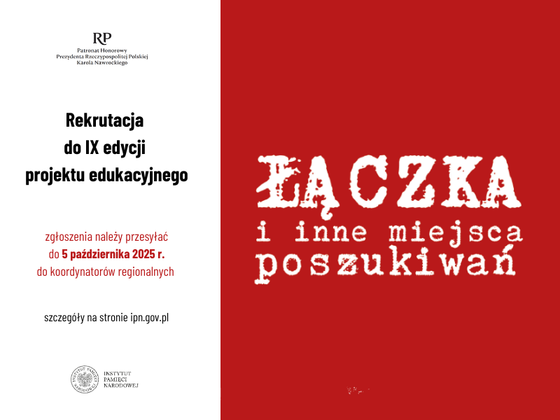 IX edycja projektu „Łączka i inne miejsca poszukiwań”.