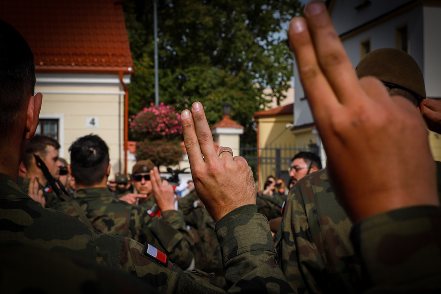 Uroczyste obchody Święta Wojsk Obrony Terytorialnej – 27 września 2025, fot. Paula Prudziłowicz (IPN)