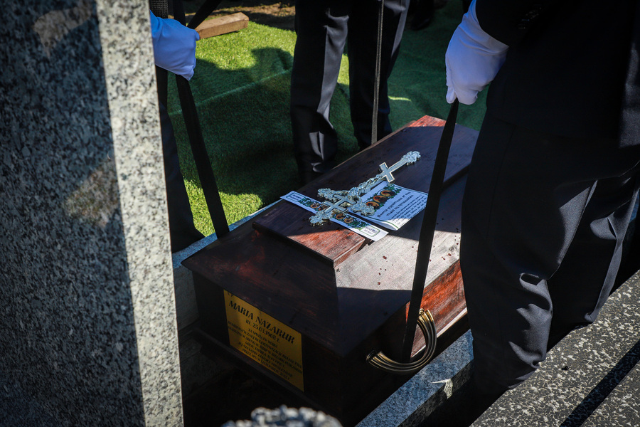 Ceremonia pogrzebowa śp. Marii Nazaruk w Dubinach – 7 października 2025, fot. Paula Prudziłowicz (IPN)
