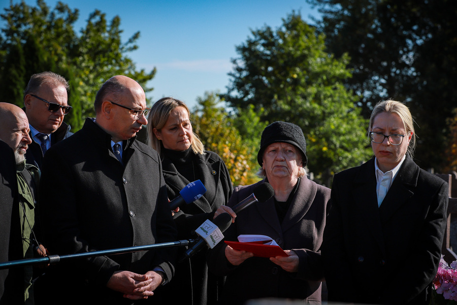 Ceremonia pogrzebowa śp. Marii Nazaruk w Dubinach – 7 października 2025, fot. Paula Prudziłowicz (IPN)